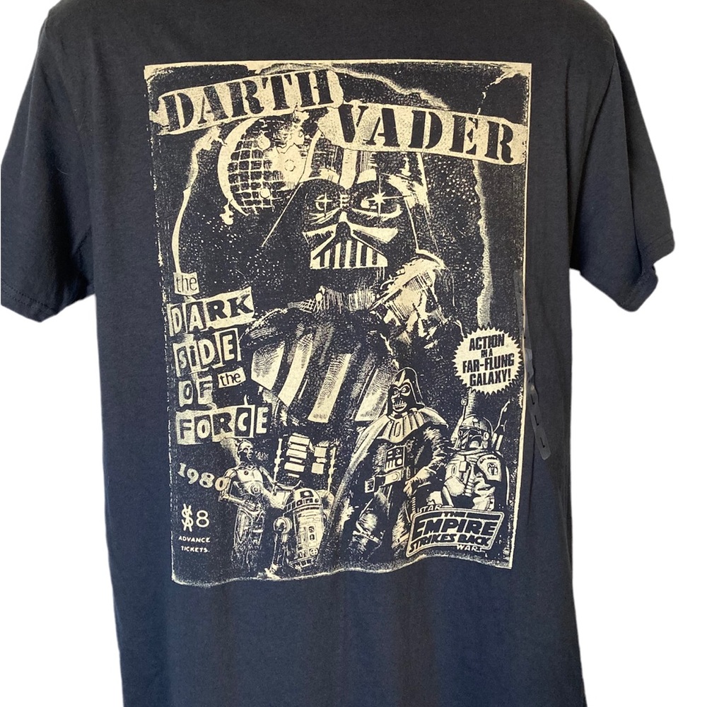 Darth Vader Black Tee Shirt Large